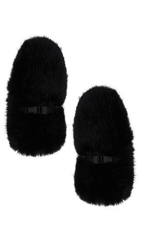 Jocelyn Faux Fur Mittens in Black - jocelyn - Modalova