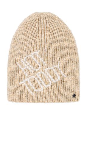 Rib Knit Hat With Embroidery in - jocelyn - Modalova