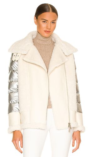 Faux Sherpa Moto Jacket in . Taglia M, S, XS - jocelyn - Modalova