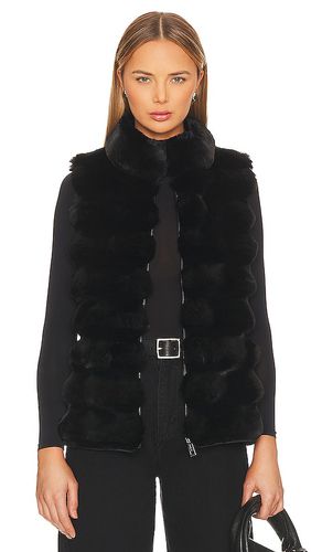 Plush Faux Fur Reversible Vest in . Size M - jocelyn - Modalova