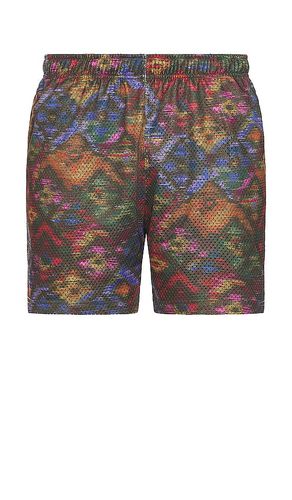 Pantalones cortos de malla relajados y ligeramente recortados en color charcoal talla L en - Charcoal. Talla L (tambi - JOHN ELLIOTT - Modalova