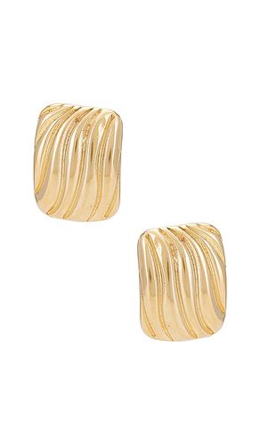 Pendientes carrie en color oro metálico talla all en - Metallic Gold. Talla all - Jordan Road Jewelry - Modalova