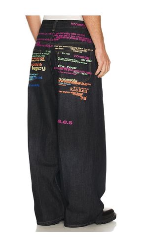 Rainbow Script XL Colossus Jeans in . Size 34. Also in 36 - Jaded London - Modalova