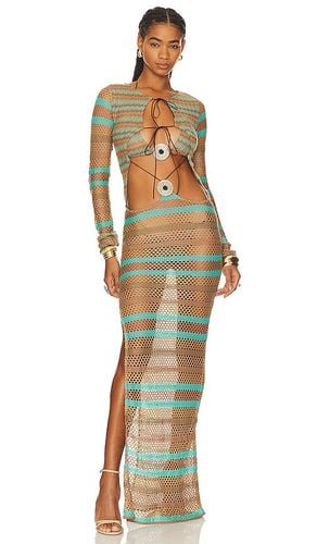 Allure Stripe Knitted Maxi Dress in . Taglia XS - Jaded London - Modalova