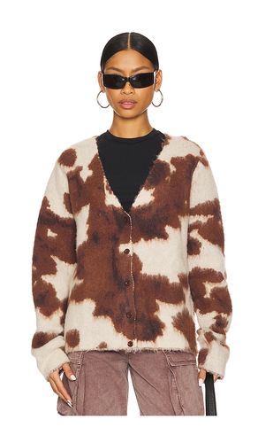 Cow Chuck Cardigan in . Size L. Also in M, S, XL, XS - Jaded London - Modalova