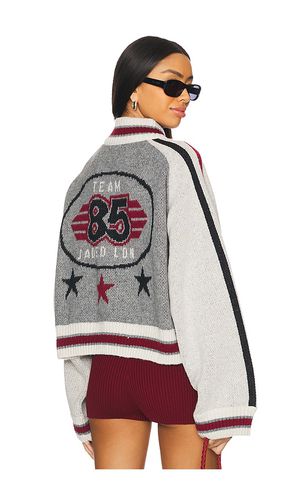 Chaqueta bomber de punto team 85 en color gris talla L en - Grey. Talla L (también en M, S, XS) - Jaded London - Modalova