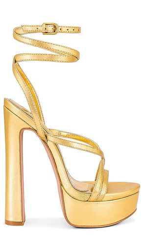 Sandalia jenny en color oro metálico talla 7 en - Metallic Gold. Talla 7 (también en 8.5, 9) - JLO Jennifer Lopez - Modalova