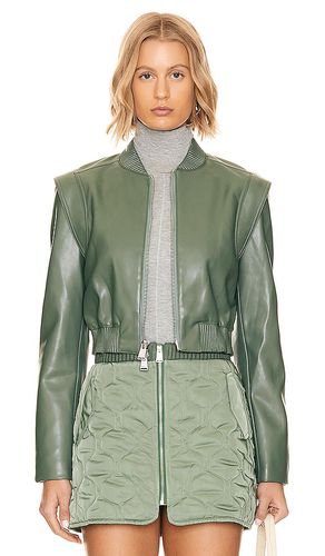 Doreen bomber jacket in color sage size L in - Sage. Size L (also in S, XS) - SIMKHAI - Modalova