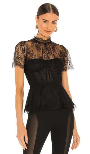 Kehlani lace bustier top en color talla 2 en - Black. Talla 2 (también en 0, 4, 6, 8) - SIMKHAI - Modalova