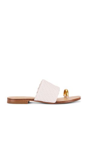 Ariana Woven Leather Sandal With Metal Toe Ring in . Size 40, 41 - SIMKHAI - Modalova