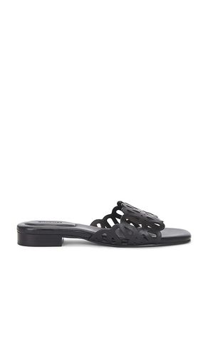 Mccall Laser Cut Leather Flat Slide in . Taglia 38. Also in 39 - SIMKHAI - Modalova