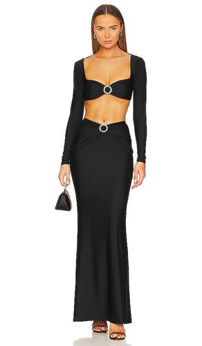 X Revolve Long Sleeve Bustier Gown in . Taglia M - Khanums - Modalova