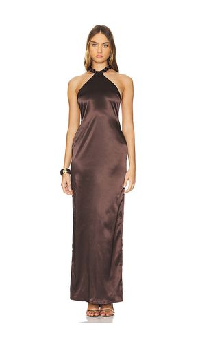 Satin Halter Maxi Dress in . Size M, S, XL, XS, XXS - Khanums - Modalova