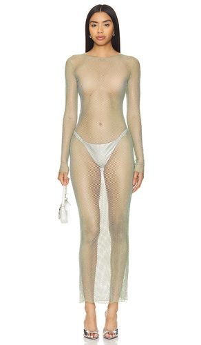Vestido de rejilla de manga larga en color talla L en - . Talla L (también en M, S, XS) - Kim Shui - Modalova
