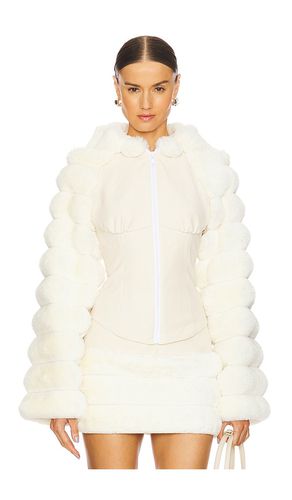 Faux Fur Hooded Jacket in . Taglia S - Kim Shui - Modalova