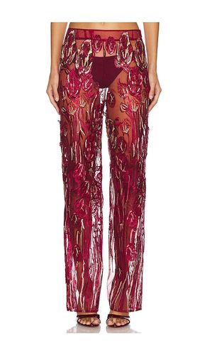 Pantalones largos en color talla L en - Red. Talla L (también en M) - Kim Shui - Modalova