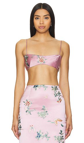 Bralette bordado en color talla L en - Pink. Talla L (también en M, S) - Kim Shui - Modalova