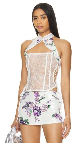 BUSTIER-TOP MIT PAILLETTEN in . Size S, XS - Kim Shui - Modalova