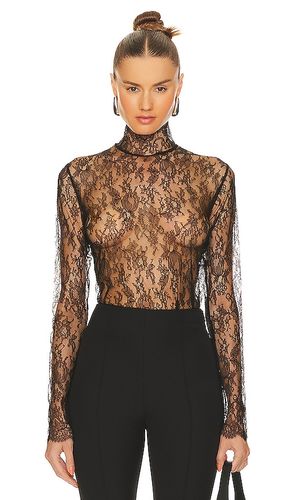 All over lace turtleneck top en color talla L en - Black. Talla L (también en M, S, XS) - Kiki de Montparnasse - Modalova