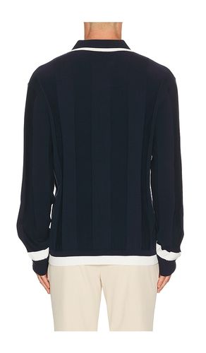 V Tipped Varsity Knit Pullover Polo in . Taglia M. Also in XL/1X, XXL/2X - Khalhon - Modalova