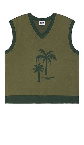 Palm Tree Sweater Vest in . Size M, S, XL/1X - KROST - Modalova