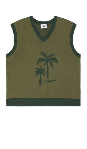 Palm Tree Sweater Vest in . Taglia M, S, XL/1X - KROST - Modalova