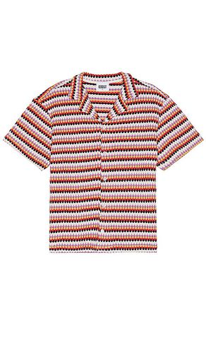 Calico Shell Knit Bowling Shirt in . Size M, S, XL/1X - KROST - Modalova