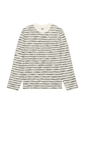 Terry Stripe Long Sleeve Tee in . Taglia M, S, XL/1X - KROST - Modalova