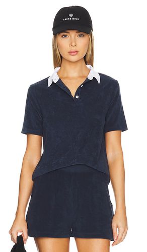 The women's terry polo en color talla L en - Navy. Talla L (también en S, XS) - Kule - Modalova