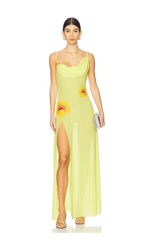 Maxivestido galli en color talla M en - Yellow. Talla M (también en S, XL, XS) - Leslie Amon - Modalova
