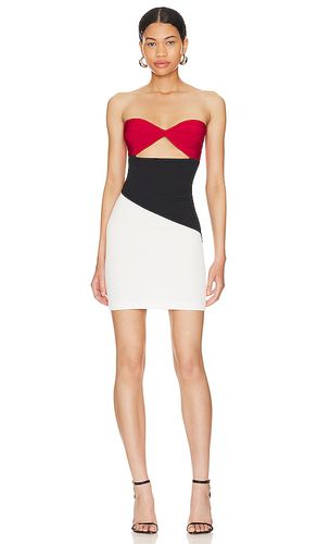 Tricolor Block Strapless Mini Dress in . Size XL - Lama Jouni - Modalova