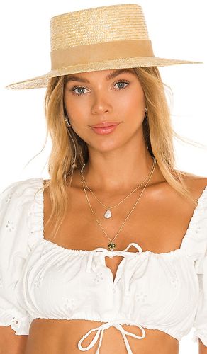 The Spencer Boater Hat in Natural in . Size M, S - Lack of Color - Modalova