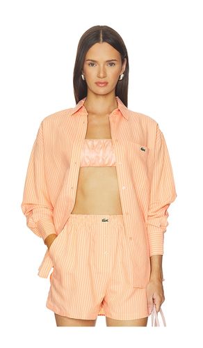 Oversized Fit Toile Shirt in . Taglia 32. Also in 38, 40, 42, 44 - Lacoste - Modalova