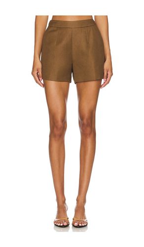 Ashton short en color marrón talla 0 en - Brown. Talla 0 (también en 10, 4) - L'AGENCE - Modalova