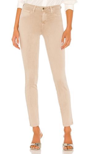 Marguerite high rise skinny en color bronce talla 23 en - Tan. Talla 23 (también en 24, 27, 29, 30, 31, 32) - L'AGENCE - Modalova