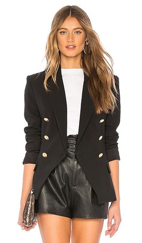 Kenzie blazer en color talla 12 en - Black. Talla 12 (también en 6) - L'AGENCE - Modalova