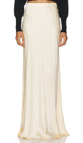 Falda maxi zeta en color blanco talla L en - White. Talla L (también en XL, XS, XXL, XXS) - L'AGENCE - Modalova