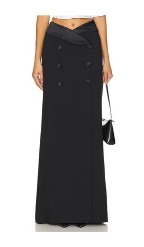 Falda maxi diara en color talla 0 en - Black. Talla 0 (también en 00, 10, 12, 2, 4, 6, 8) - L'AGENCE - Modalova