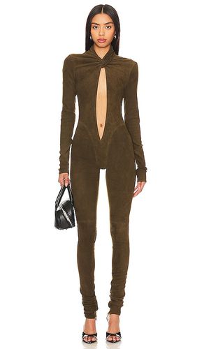 Front keyhole jumpsuit in color size XL in - . Size XL (also in XS) - LaQuan Smith - Modalova