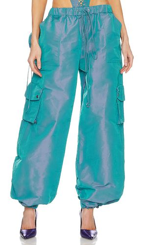 Low rise utility pant in color teal size M in - Teal. Size M (also in XS) - LaQuan Smith - Modalova