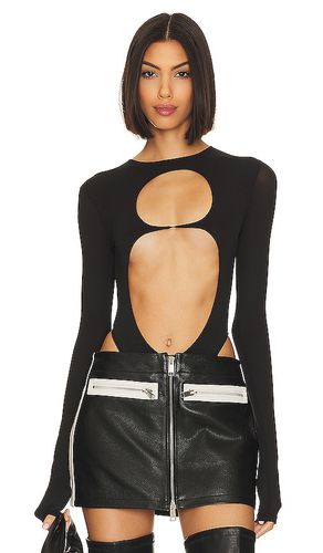 Long Sleeve Bodysuit with Chest Cutout in . Size M - LaQuan Smith - Modalova
