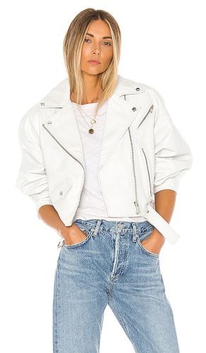 Chaqueta cuero dylan en color talla L en - White. Talla L (también en M, XS) - LAMARQUE - Modalova