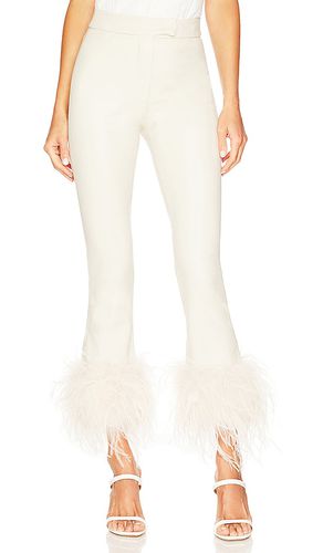 Pantalón de falso cuero pagetta en color crema talla L en - Cream. Talla L (también en M, S, XS) - LAMARQUE - Modalova