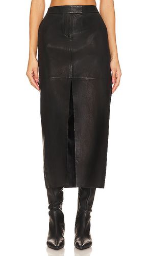 Falda midi abia en color talla L en - Black. Talla L (también en M, S, XL, XS) - LAMARQUE - Modalova