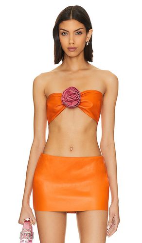 Top bandeau con aplique floral dina en color naranja talla L en & - Orange. Talla L (también en M, S, XS) - LAMARQUE - Modalova