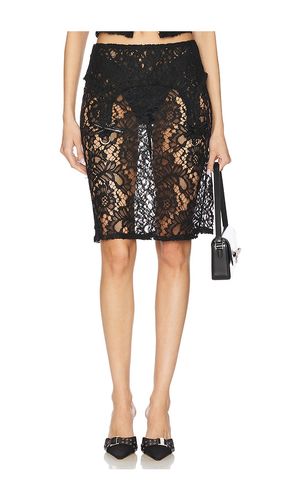 Lace Garter Skirt in . Size L. Also in M, S, XS - LADO BOKUCHAVA - Modalova