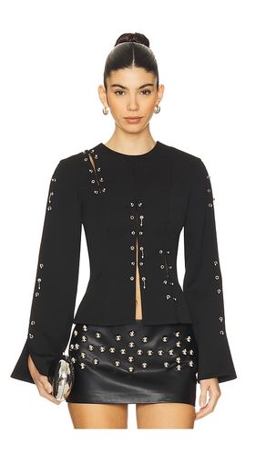 Blusa pierced armour en color talla M en - Black. Talla M (también en S) - LADO BOKUCHAVA - Modalova