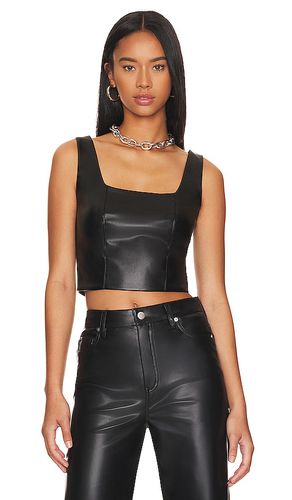 Benny Faux Leather Bustier in . Size XS - LBLC The Label - Modalova