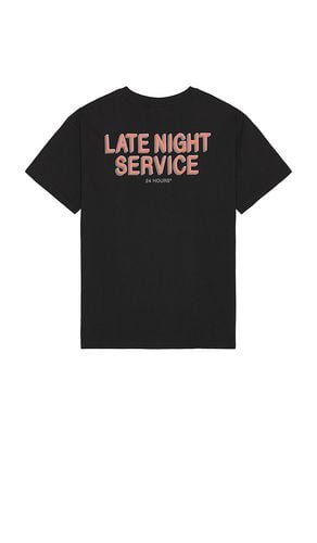 Camiseta late night service en color talla M en - Black. Talla M (también en S) - Les Deux - Modalova