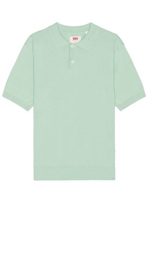 Sweater knit polo en color verde talla M en - Green. Talla M (también en L, XL/1X) - LEVI'S - Modalova